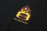 BLCG 26SS Double Ring Flame Washed Hole Short Sleeve T-Shirt