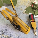 Gucci x Adidas Horsebit 1955 Mini Shell Bag Crossbody Bag Size: 20 x 19.5 x 7.5 CM