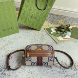 Gucci Classic GG Canvas Mini Shoulder Bag Size: 17.5 x 12 x 5.5 CM