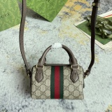 Gucci Retro GG Mini Boston Bag Handbag Size: 16.5 x 10 x 9 CM