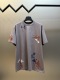 Louis Vuitton Retro Inkjet Logo Printed Short Sleeve Unisex Versatile Loose T-shirt