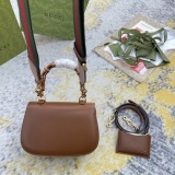 Gucci Classic GG Bamboo Handle Shoulder Bag Tote Bag Size:21x15x7CM