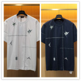 Fendi Fashion Embroidery FF T-shirt Couple Loose Casual Short Sleeves