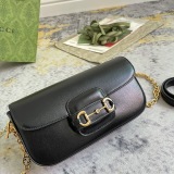 Gucci Classic Horseneck Buckle Saddle Bag Chain Cross Bag Size: 24x 13 x 5.5 CM
