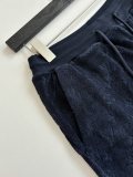 Louis Vuitton Fashion Full Print Logo Jacquard Casual Short Sleeve Shorts Set