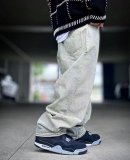 SUPREME BAGGY JEAN Heavily Washed Distressed Denim Pants