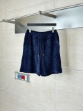 Louis Vuitton Fashion Full Print Logo Jacquard Casual Short Sleeve Shorts Set
