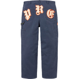 SUPERME Old English Canvas Double Knee Painter Pant Canvas Retro Font Pants