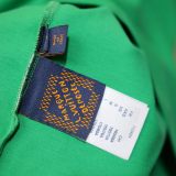 Louis Vuitton Fashion Embroidered Logo T-shirt Unisex Casual Versatile Short Sleeve