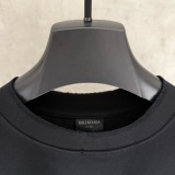 Balenciaga 26SS Fashion Embroidered Logo Round Neck T-shirt Couple Casual Loose Short Sleeve