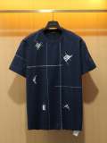 Fendi Fashion Embroidery FF T-shirt Couple Loose Casual Short Sleeves