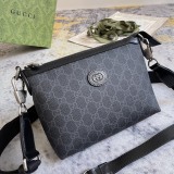 Gucci Classic GG Postman Bag Handbag Size: 17x 22.5 x 5 CM