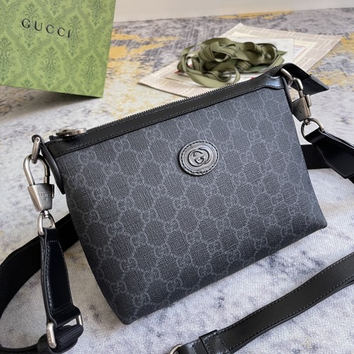 Gucci Classic GG Postman Bag Handbag Size: 17x 22.5 x 5 CM