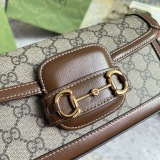 Gucci Classic Horseneck Buckle Saddle Bag Chain Cross Bag Size: 24x 13 x 5.5 CM