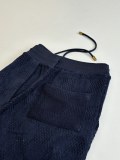 Louis Vuitton Fashion Embroidered Logo Towel Checkered Shorts