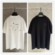 Balenciaga 26SS Fashion Embroidered Logo Round Neck T-shirt Couple Casual Loose Short Sleeve