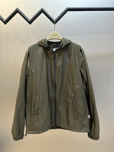 Burberry Fashion Versatile War Horse Printed Hoodie Coat