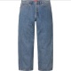 SUPREME BAGGY JEAN Heavily Washed Distressed Denim Pants