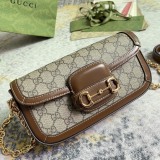 Gucci Classic Horseneck Buckle Saddle Bag Chain Cross Bag Size: 24x 13 x 5.5 CM
