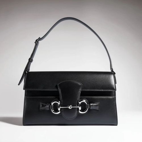 Gucci Horsebit Ristretto Handbag Shoulder Bag Size: 26 x 14.5 x 4.5C