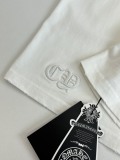 Chrome Hearts Fashion Patch Embroidered Cross T-shirt Couple Loose Casual Short Sleeve
