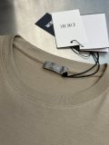 Dior Classic Simple Embroidered Logo Printed Short Sleeve Unisex Versatile Loose T-shirt