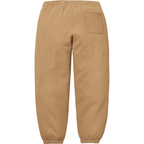 Supreme Satin Applique Sweatpants With Large Logo And Plush Cotton SweatpPants