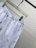 Louis Vuitton Fashion Versatile Dark Pattern Jacquard Short Sleeve Shirt Shorts Set