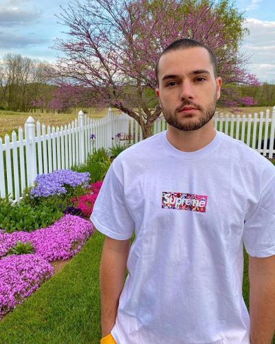 Supreme Relief Box Logo Tee COVID-19 Charity Murakami Co branded T-shirt Short Sleeve