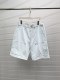 Louis Vuitton New Fashion Embroidered Logo Washed Denim Shorts