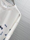 Dior 26SS New Fashion Bow Printed Short Sleeve Couple Casual Versatile T-shirt