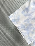 Louis Vuitton Fashion Versatile Chessboard Dark Pattern Jacquard Short Sleeve Shirt Shorts Set