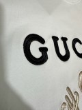 Gucci 26SSFashion Embroidered Bear Logo T-shirt Couple Casual Loose Short Sleeve