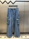 Dior 26SS Fashion Versatile Pocket Embroidered Workwear Jeans Washed Jeans