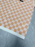 Louis Vuitton 26SS Unisex Fashion Hollowed Checkered Short Sleeved Polo Shirt