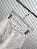 Prada 26SS Women's Fashion Casual Versatile Collar Long Sleeve Loose Wide Leg Shorts