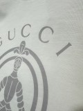Gucci 26SSFashion Knight Badge Printed T-shirt Couple Versatile Casual Short Sleeve
