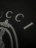 Gucci 26SSFashion Knight Badge Printed T-shirt Couple Versatile Casual Short Sleeve