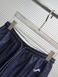 Chanel 26SS Women's Fashion Embroidered Logo Elastic Waist Casual Wide Leg Pants