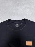 Fendi 26SS Unisex Fashion Versatile Casual Short Sleeve T-shirt