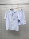 Louis Vuitton Fashion Versatile Dark Pattern Jacquard Short Sleeve Shirt Shorts Set