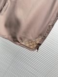 Louis Vuitton 26SS New Fashion Deep Brown Checkered Triangle Logo Casual Shorts