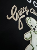 Gucci 26SSFashion Embroidered Bear Logo T-shirt Couple Casual Loose Short Sleeve