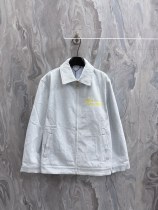 Louis Vuitton 26SS Unisex Fashion Embroidered Logo Zipper Long Sleeve Denim Coat Louis Vuitton 26SS Unisex Fashion Embroidered Logo Zipper Long Sleeve Denim Coat
