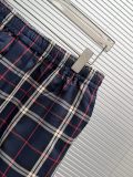 Gucci Classic Embroidered Logo Casual Versatile Checkered Shirt Shorts Set