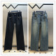 Gucci 26SS Fashion Retro Horseclip Washed Casual Jeans