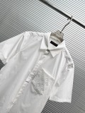 Louis Vuitton 26SS Classic Logo Pocket Casual Versatile Short Sleeve Shirt