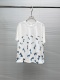 Dior 26SS New Fashion Bow Printed Short Sleeve Couple Casual Versatile T-shirt
