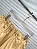 Prada 26SS New Fashion Triangle Logo khaki Casual Shorts
