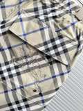Burberry 26SS Classic Checkered Casual Versatile Drawstring Shorts